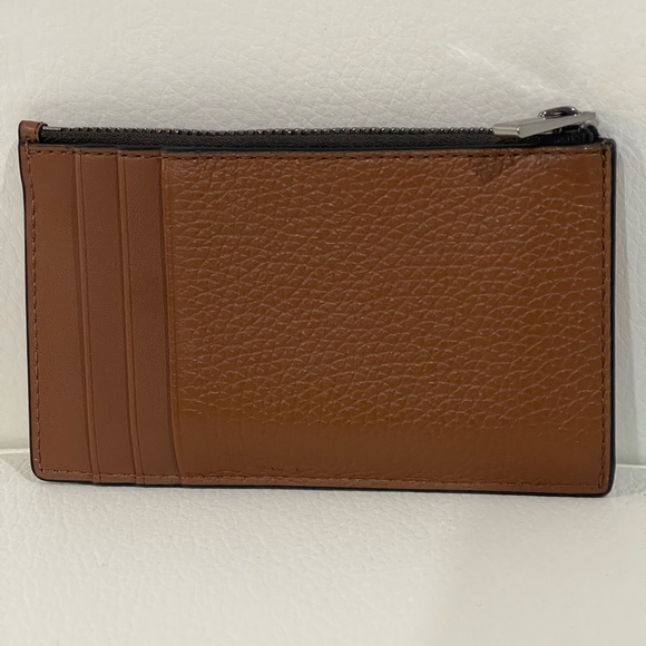 Michael Kors Tan Leather Card Holder - Picture 2 of 10